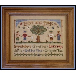 Boys and Bugs - Country Cottage Needleworks