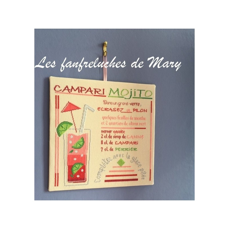 Campari Mojito - Fanfreluches de Mary