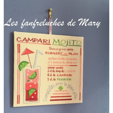 Campari Mojito - Fanfreluches de Mary