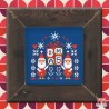 Snowflake Santa House - RedBear Design