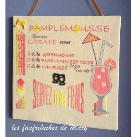 Cocktail : Rosé Pamplemousse - Fanfreluches de Mary