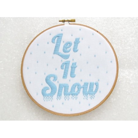 Let It Snow / Il neige - Toile Imprimée
