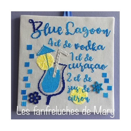 Cocktail : Blue Lagoon - Fanfreluches de Mary