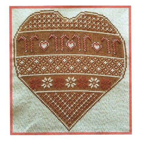 Gingerbread Hearts and Candy Cane  - Le petit point compte