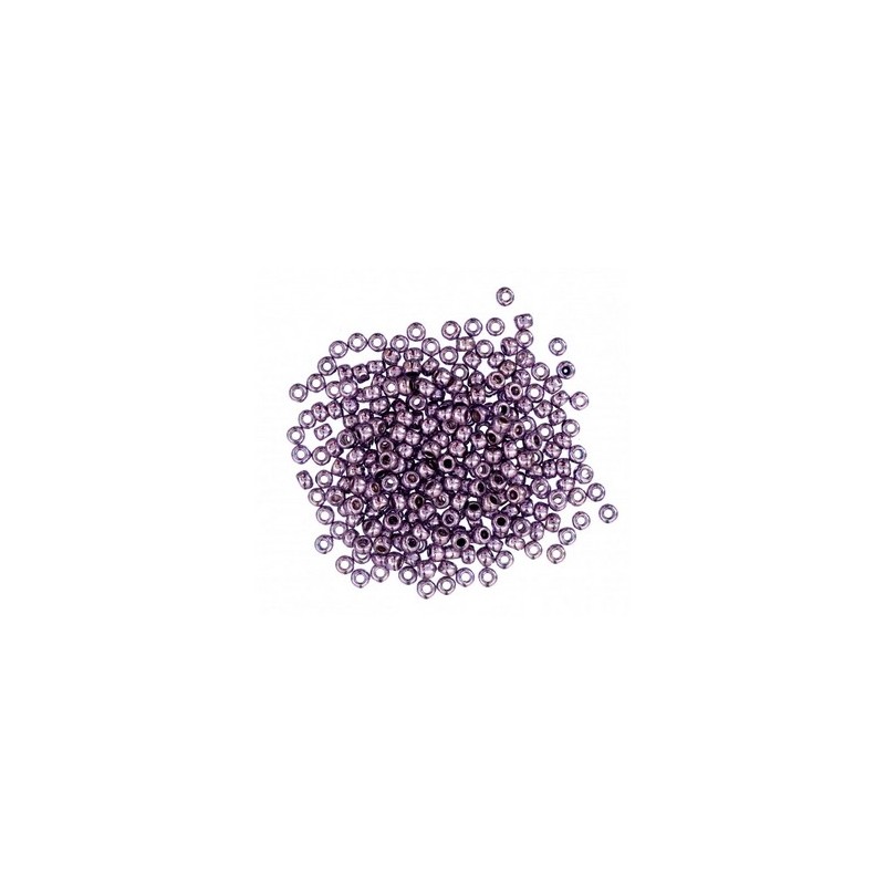 Antique Glass Beads 03045 - Metallic Lilac
