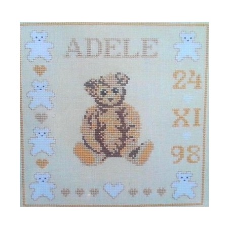 kit L'ours d'Adele  Mouton Rouge