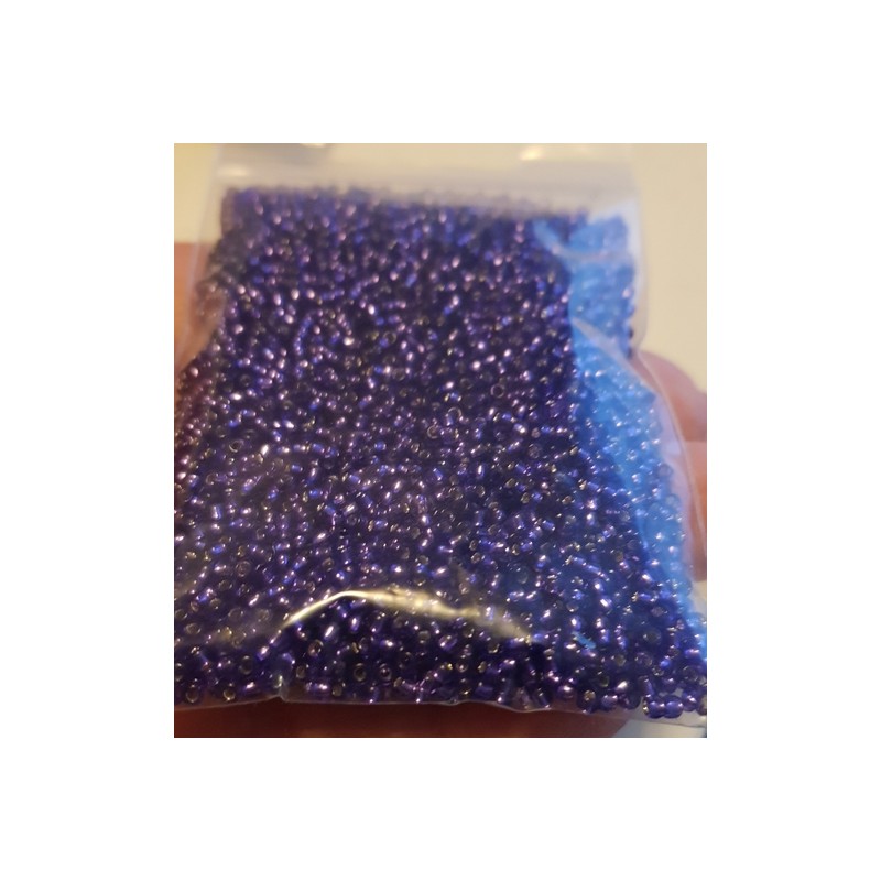 Glass Seed Beads 02085 - 40 grs - Brilliant Orchid