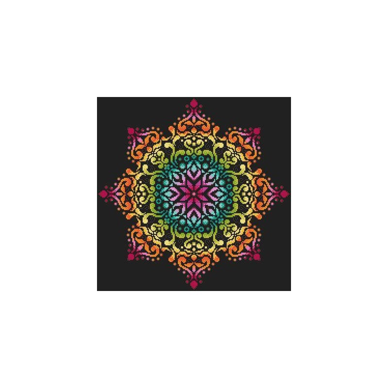 Rainbow Mandala 2 - Shannon Christine Designs