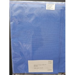 coupon 110x56 cm-  Aïda 7 - Bleu (5101)