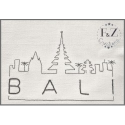 Skyline Bali - F & Z Créations